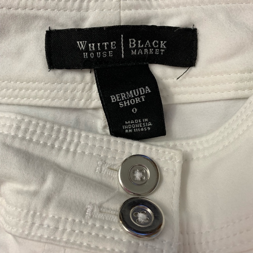 White House Black Market Bermuda Shorts Sz. 0 32”W - Picture 6 of 8